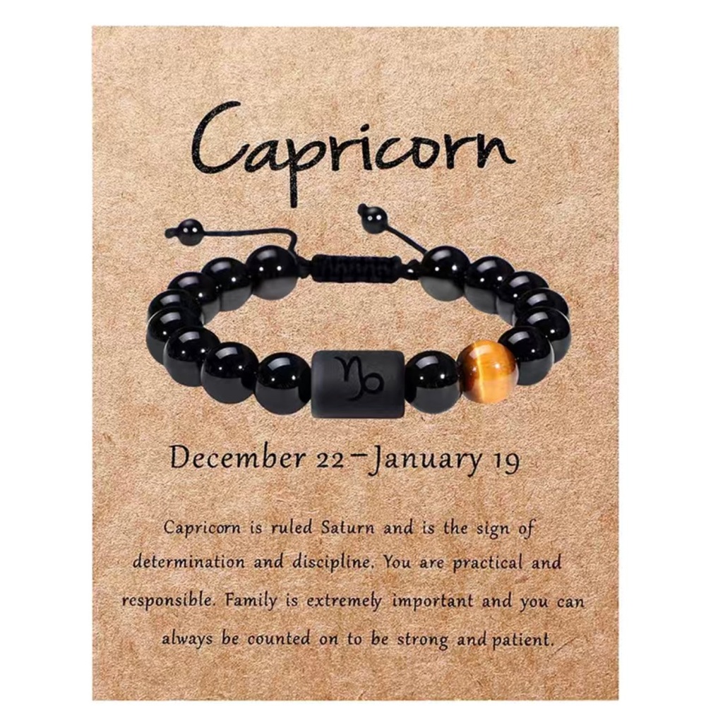 Capricorn Zodiac Bracelet.